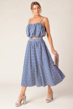 THE BEAUTY OF NOW TOP SKIRT SET CHAMBRAY