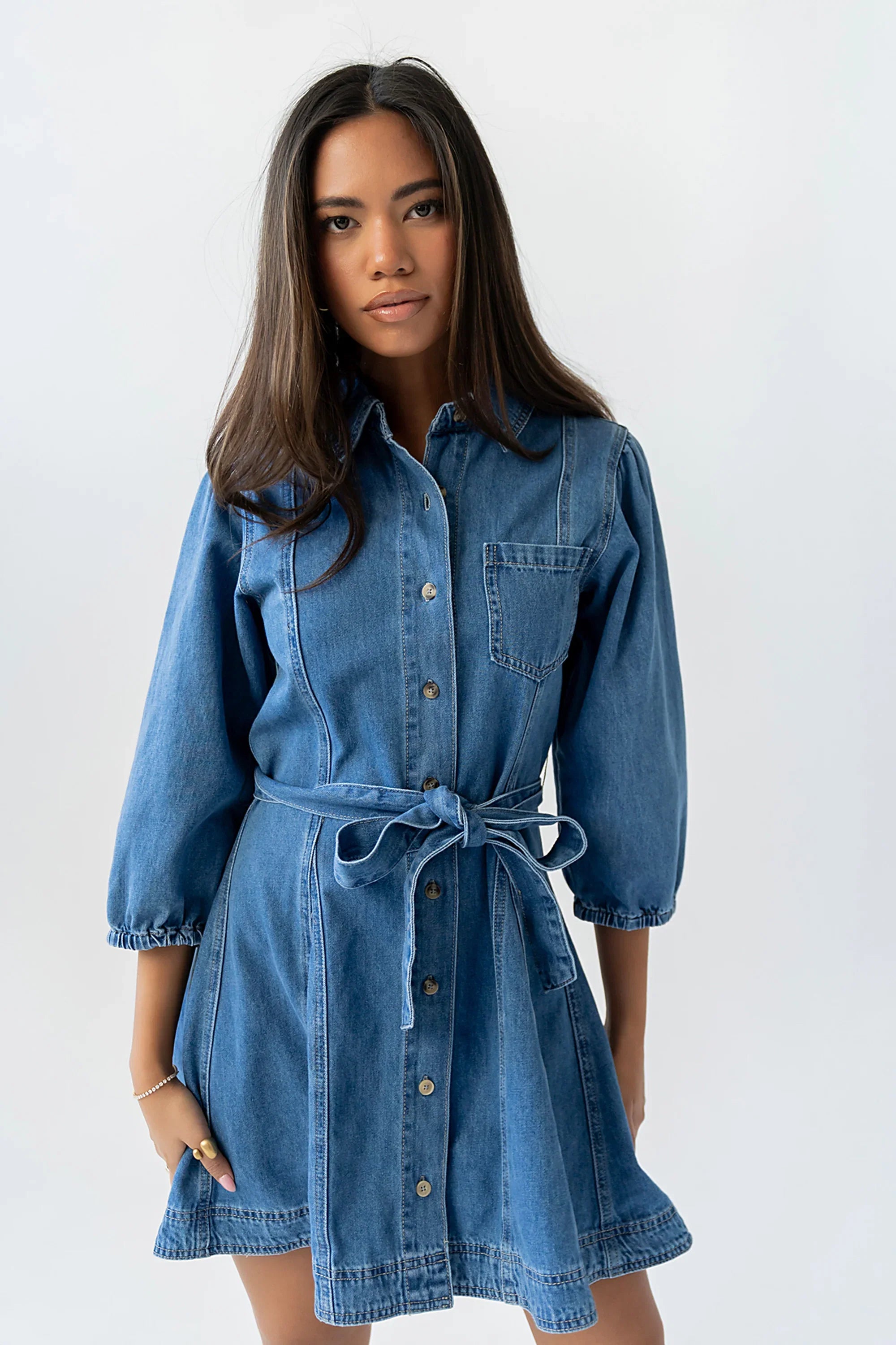 Carter Denim Mini Dress