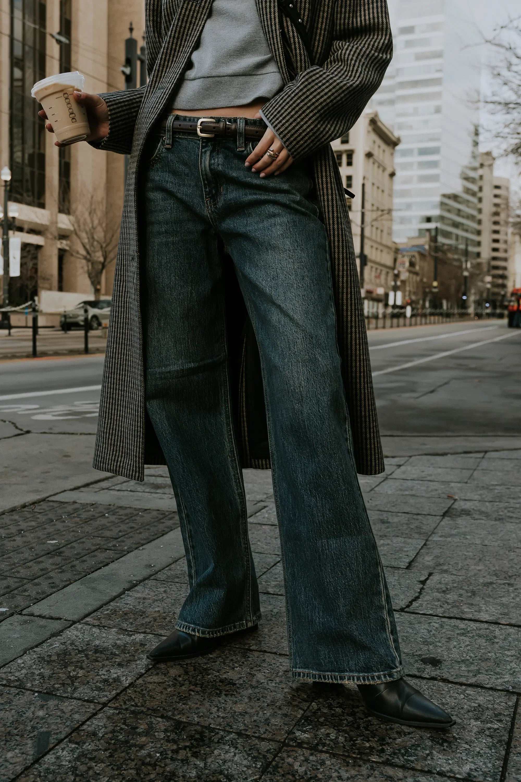 Marshall Straight Leg Vintage Jeans in Dark Wash FINAL SALE