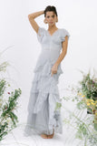 Tracie Lace Maxi Dress in Blue