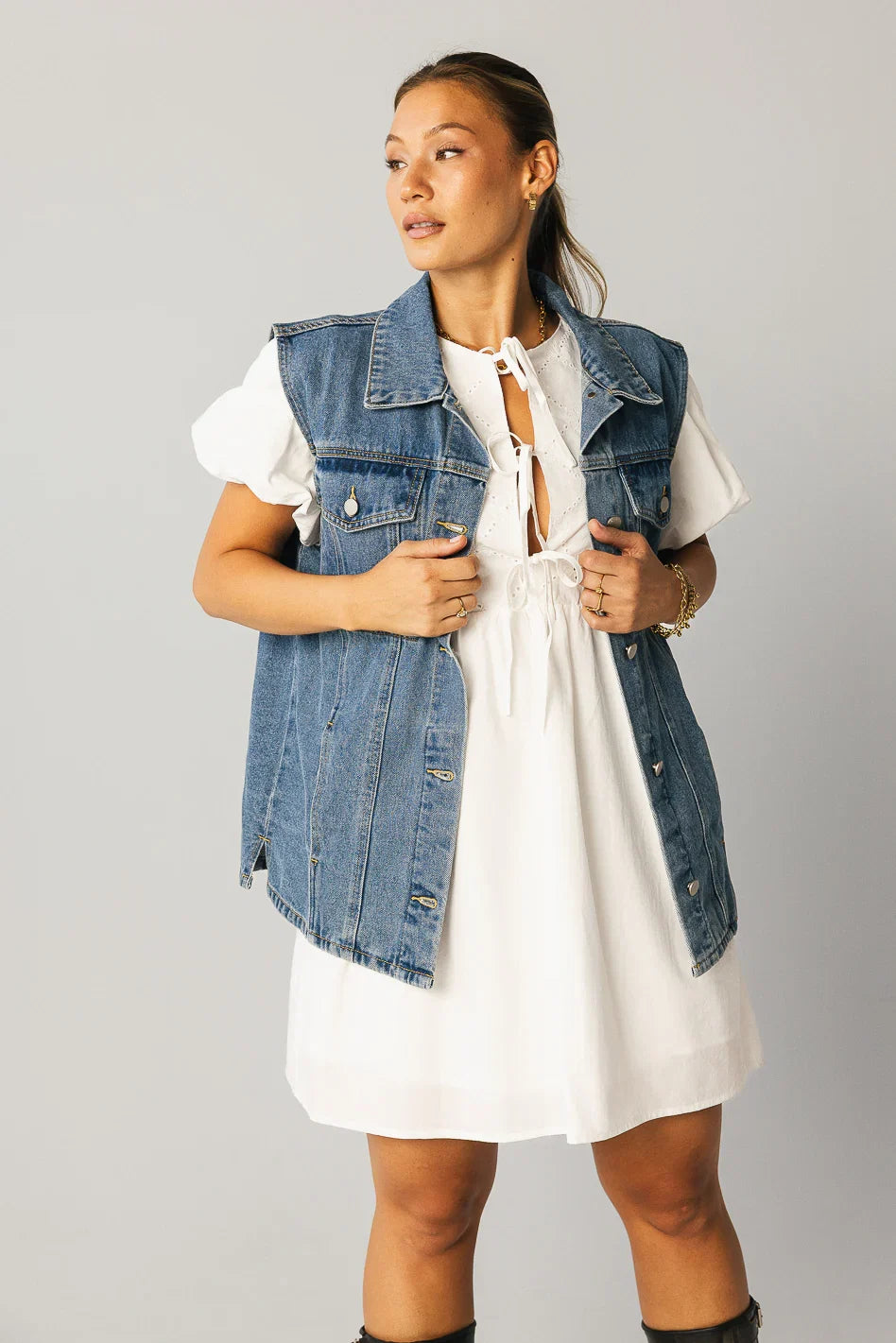 Penn Bow Mini Dress FINAL SALE