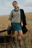 Fern Relaxed Sweater in Grey FINAL SALE