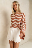 Indie Crochet Sweater FINAL SALE