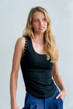 Martin Grommet Top in Black