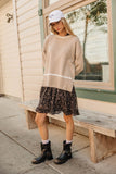 Ashley Knit Sweater in Taupe FINAL SALE