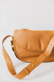 Rumble Vegan Leather Bag in Tan FINAL SALE