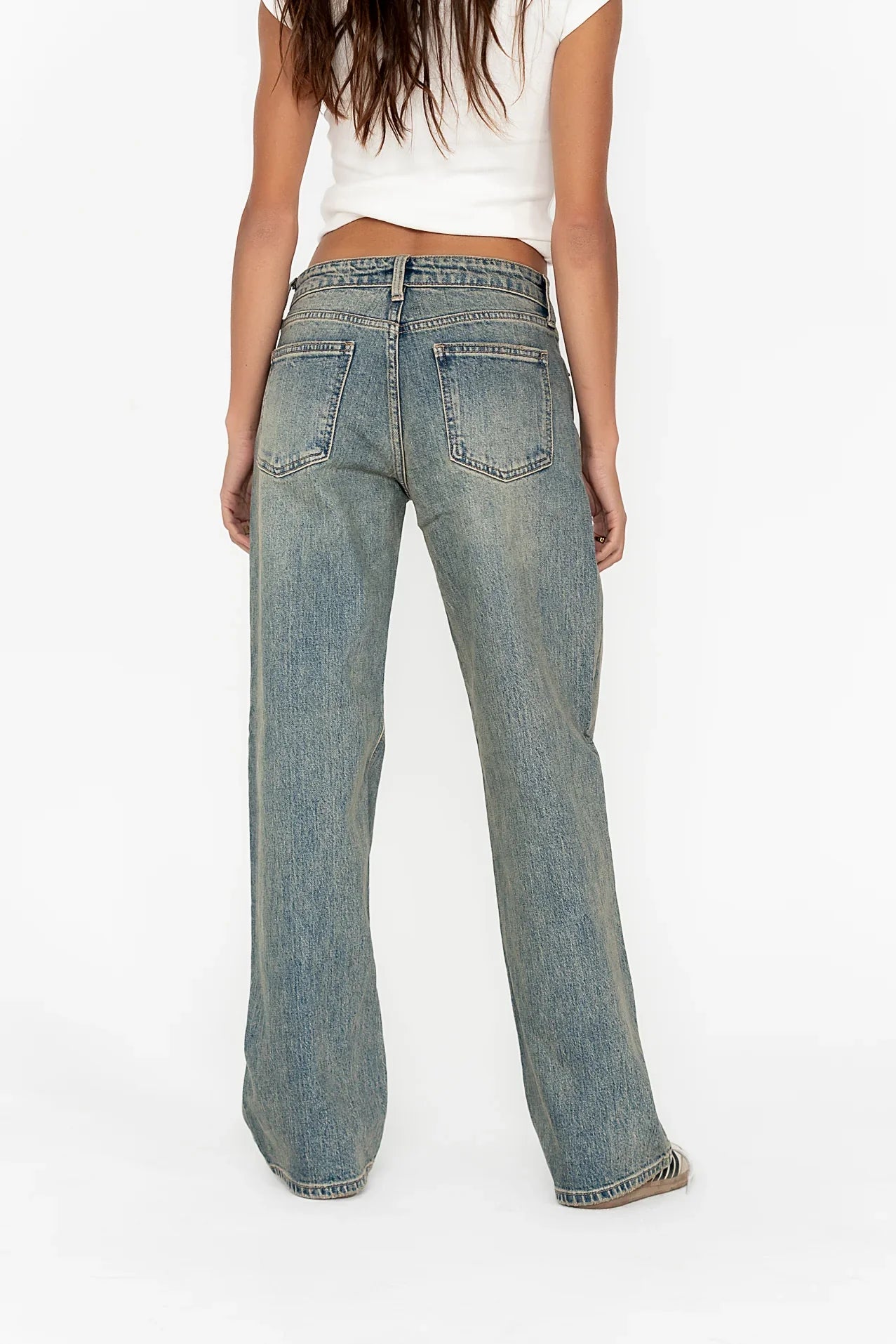 Marshall Straight Leg Vintage Jeans in Light Wash FINAL SALE