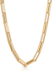 Rectangular Link Necklace