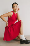 Liora Mini Dress in Red FINAL SALE