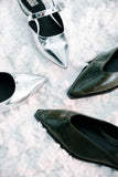 Steve Madden Shay Slingback Flats in Olive FINAL SALE
