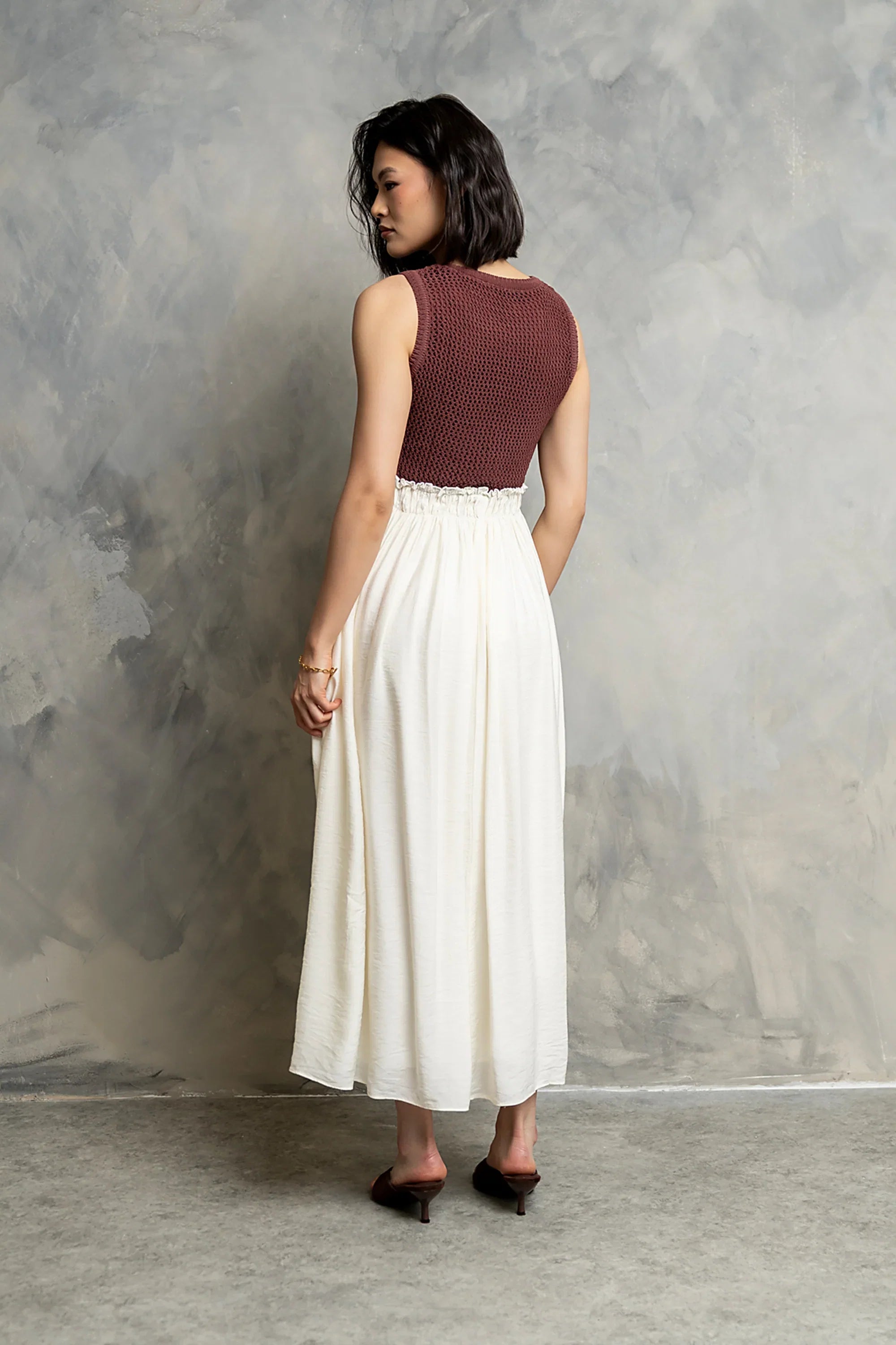 Serafina Maxi Dress in Marsala