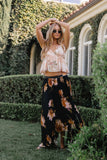 Maddison Maxi Skirt in Black