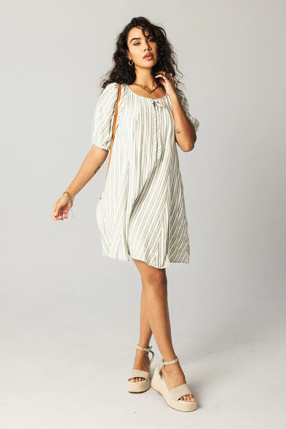 Jenny Striped Babydoll Dress FINAL SALE