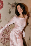 Melody Ultra Maxi Dress in Pink