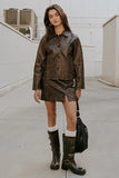 Kelsey Vegan Leather Jacket FINAL SALE