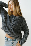 Josephine Knit Sweater in Navy FINAL SALE