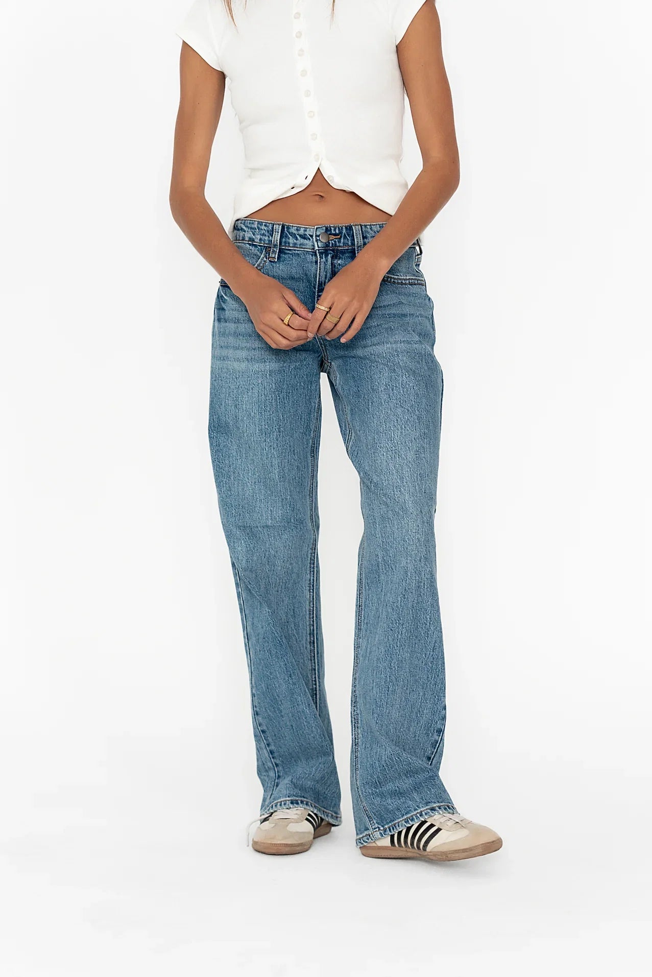 Marshall Straight Leg Jeans in Medium Wash FINAL SALE
