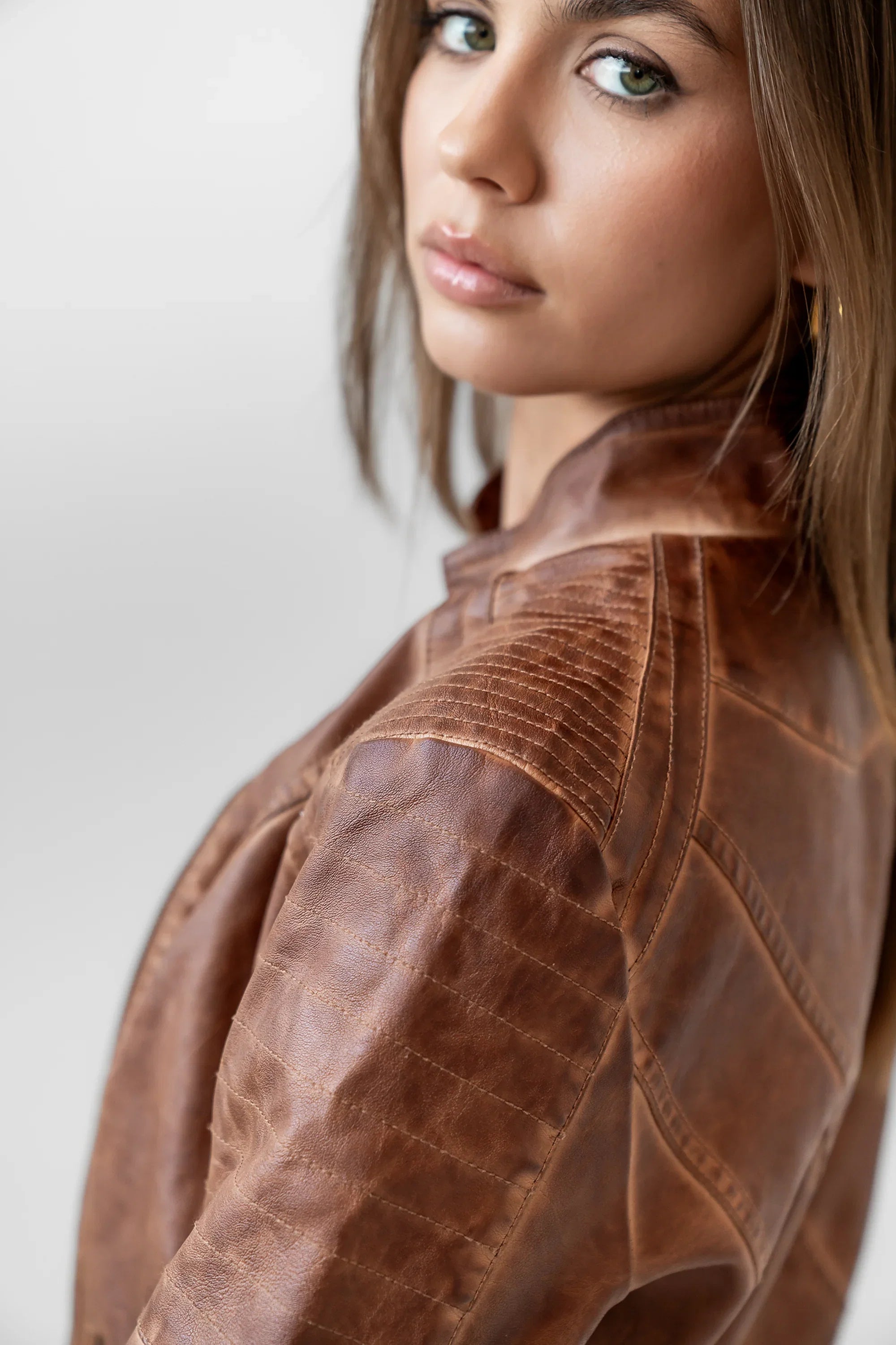 Kace Vegan Leather Jacket
