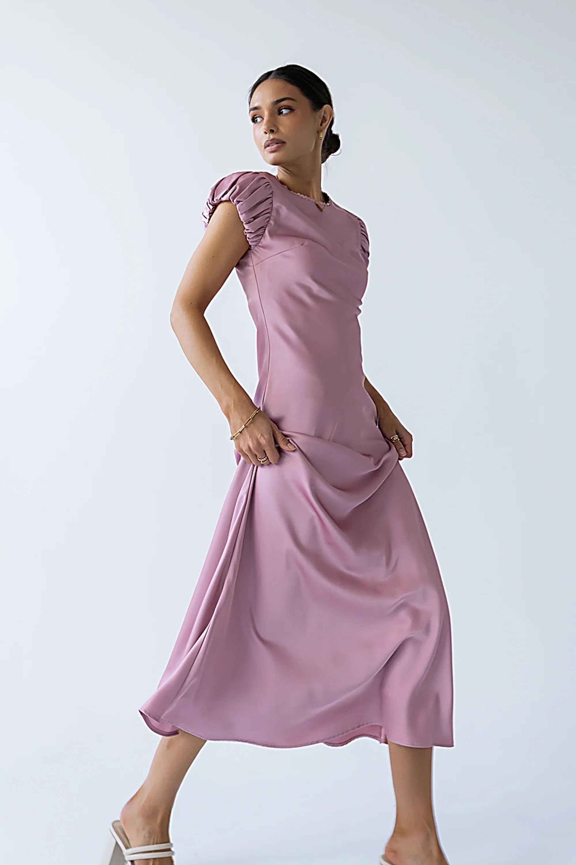 Ellianna Maxi Dress in Mauve