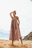 Bailey Lace Dress in Rose FINAL SALE