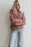 Aveline Knit Sweater in Red FINAL SALE