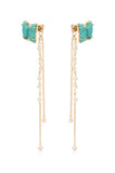 Turquoise Butterfly Dangle Earrings