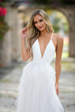Size XS Alances Maxi Dress White Tulle FINAL SALE