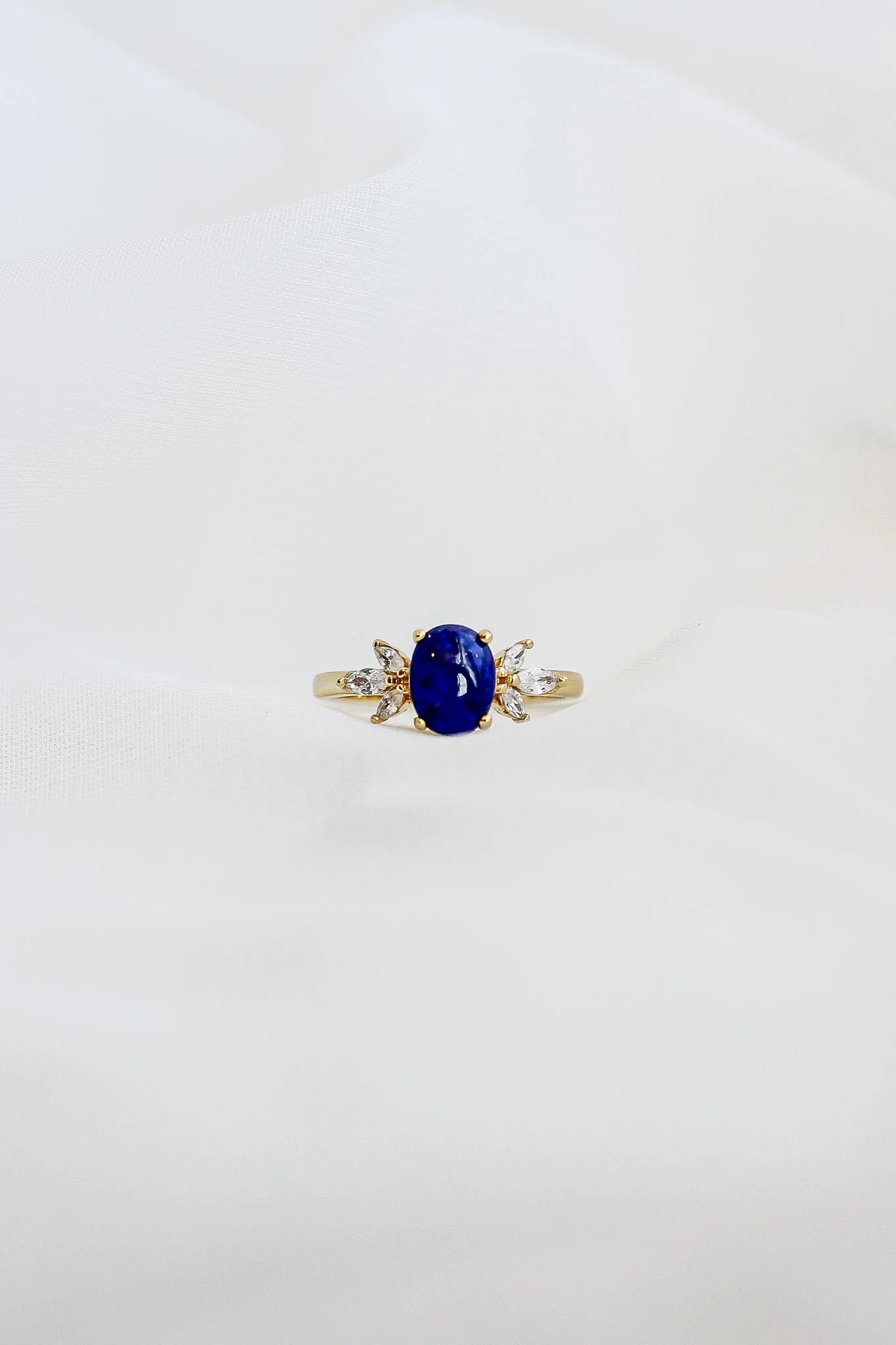 Blythe Ring in Lapis