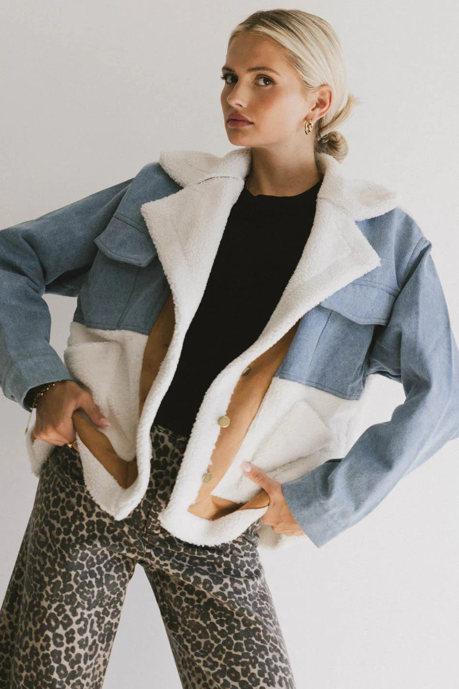 Fawn Contrast Jacket FINAL SALE