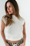 Maggie Knit Top in White