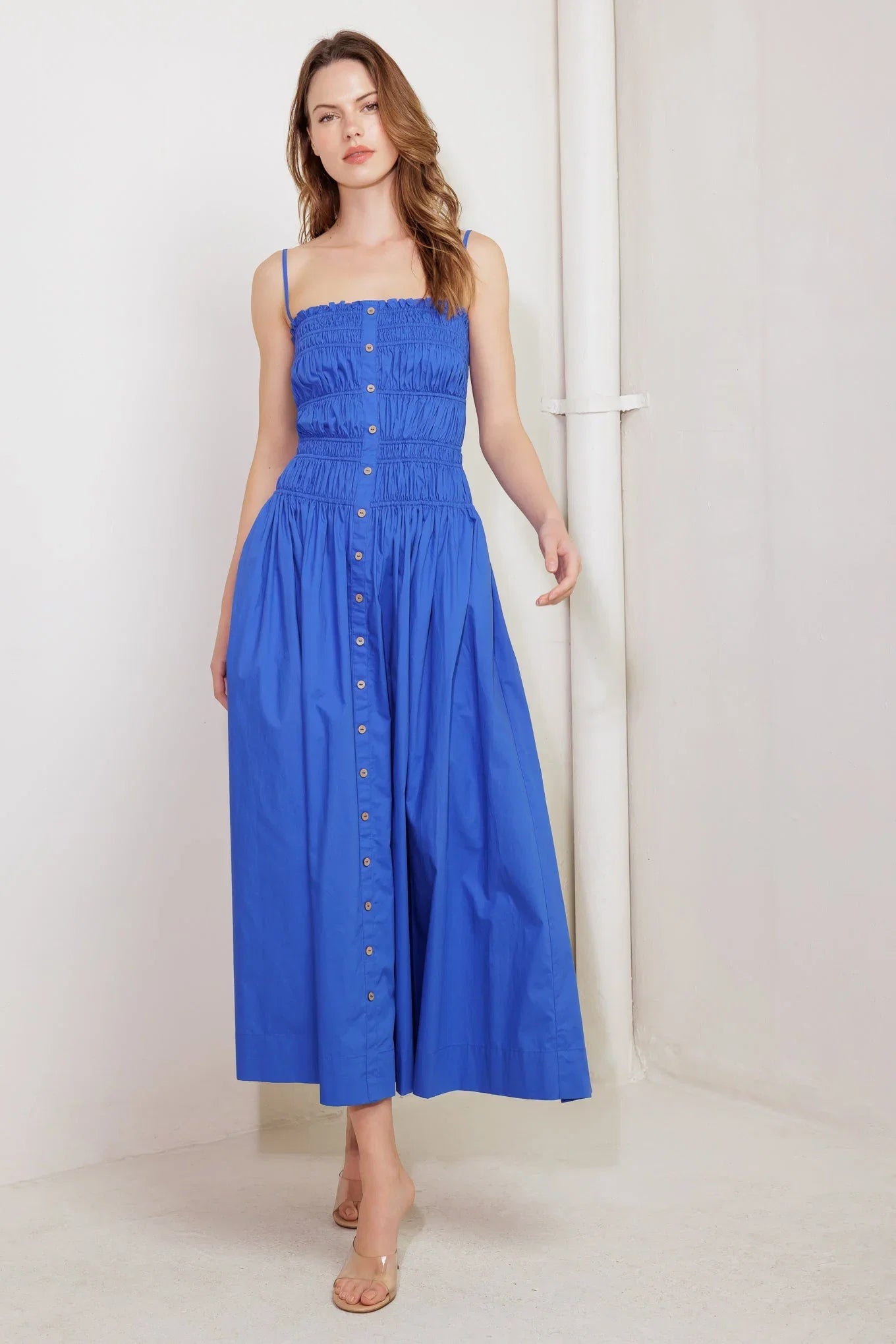 MOONLIGHT MIDI DRESS COBALT BLUE