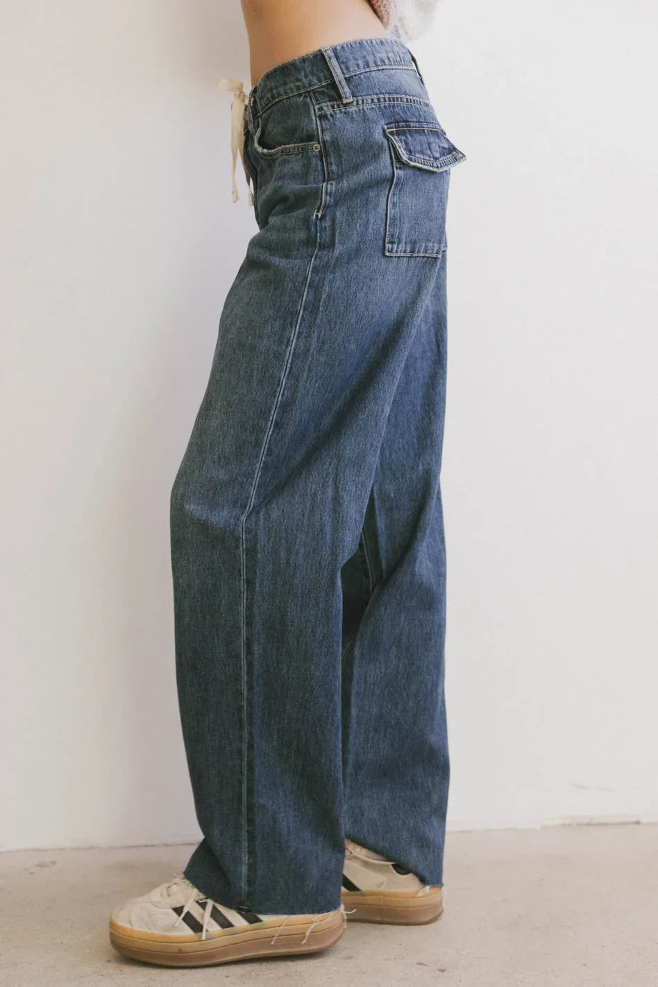 Sloan Baggy Denim in Dark Wash FINAL SALE
