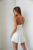 Livia One Shoulder Lace Mini Dress