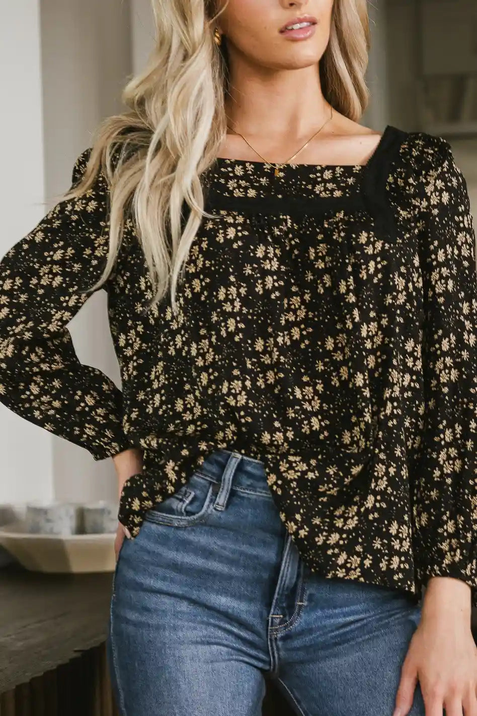 Angela Floral Blouse FINAL SALE