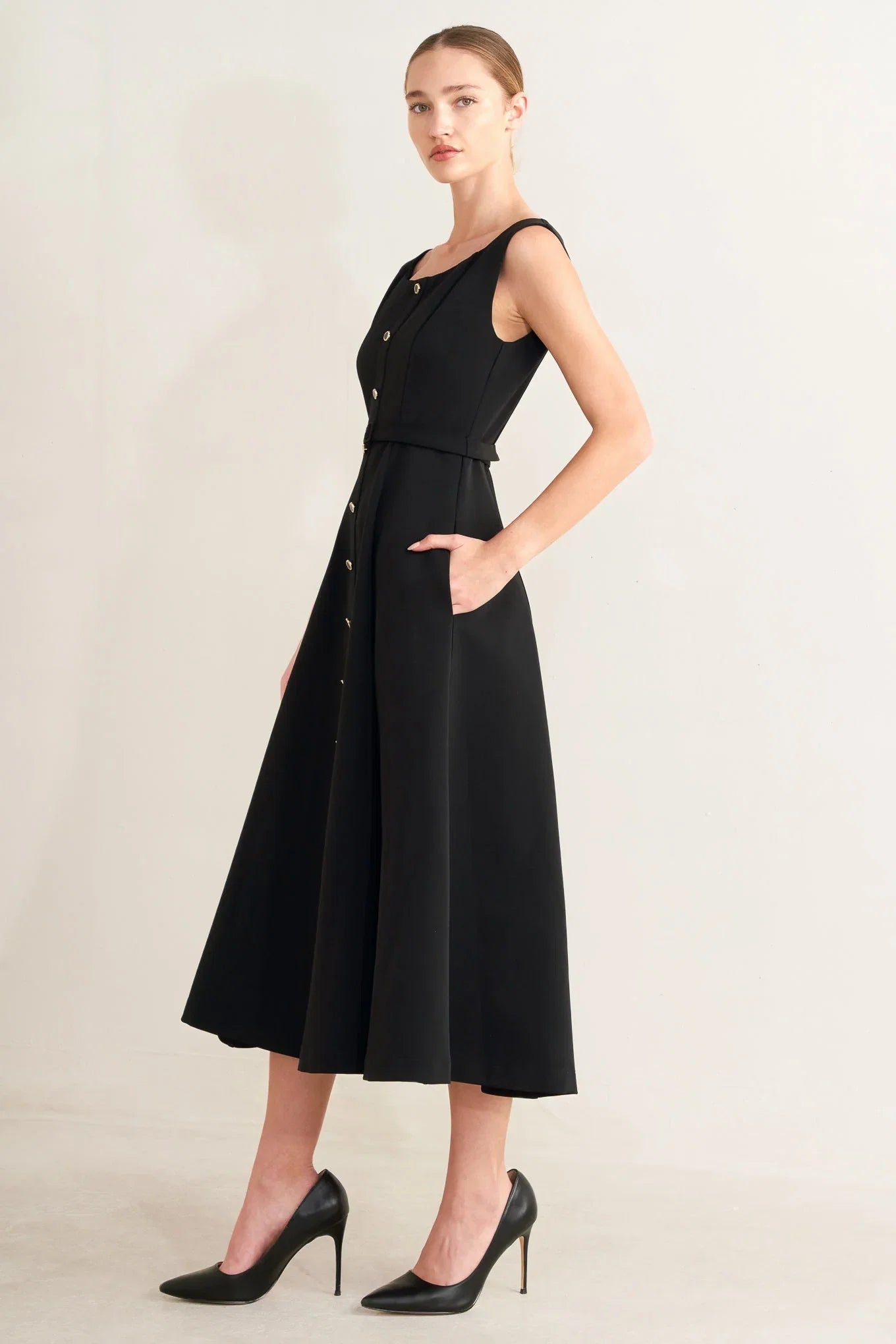 PARIS AFTER DARK MIDI DRESS FINAL SALE