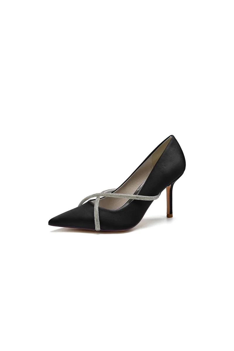 Party Pointed Toe Crystal High Heels