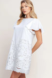 ALL THE RIGHT REASONS WHITE EYELET DRESS