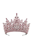 Pink Rhinestone Queen Tiara