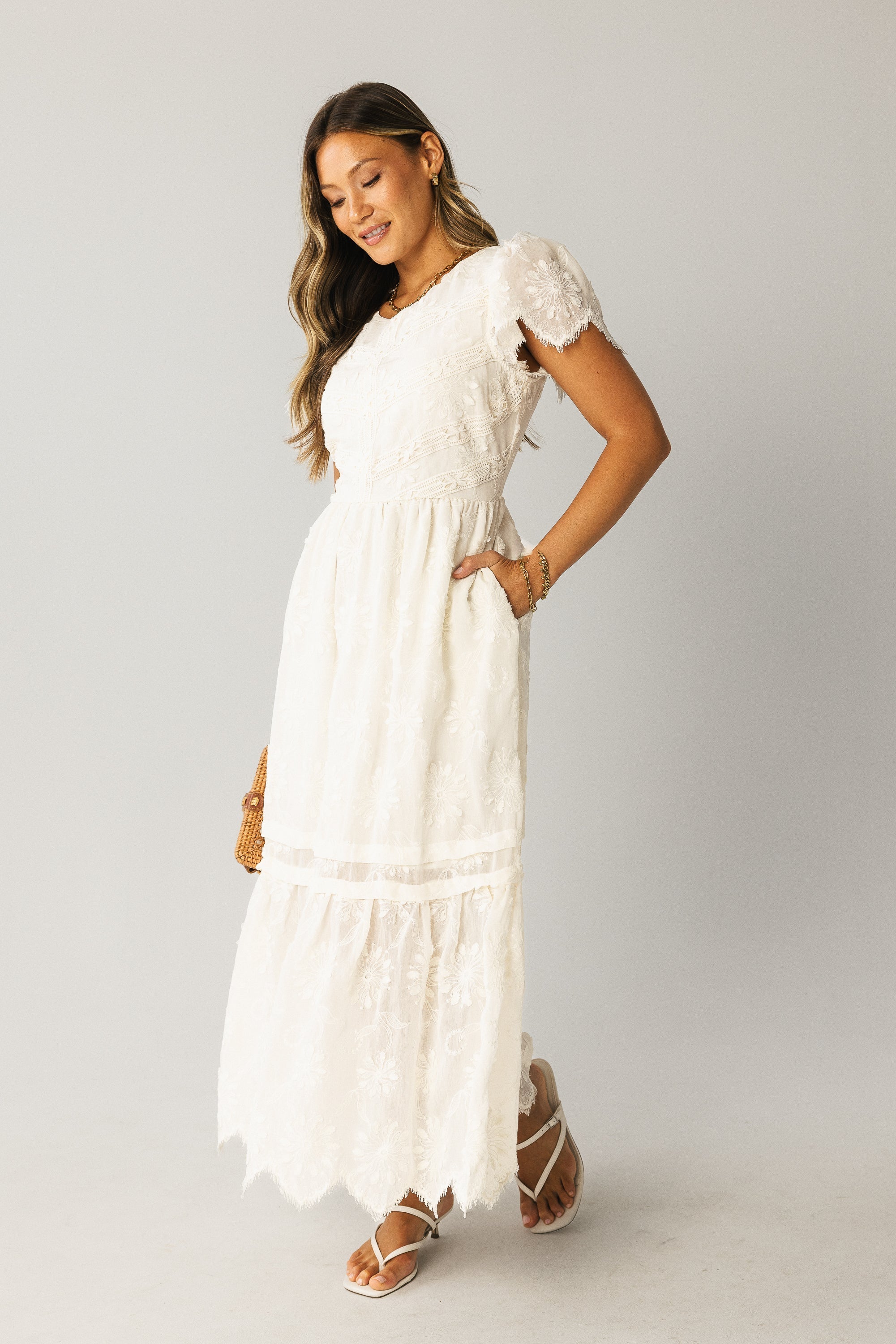 Macie Lace Maxi Dress FINAL SALE