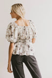 Arden Floral Tie Blouse FINAL SALE