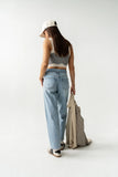 Karina Folded Straight Leg Jeans