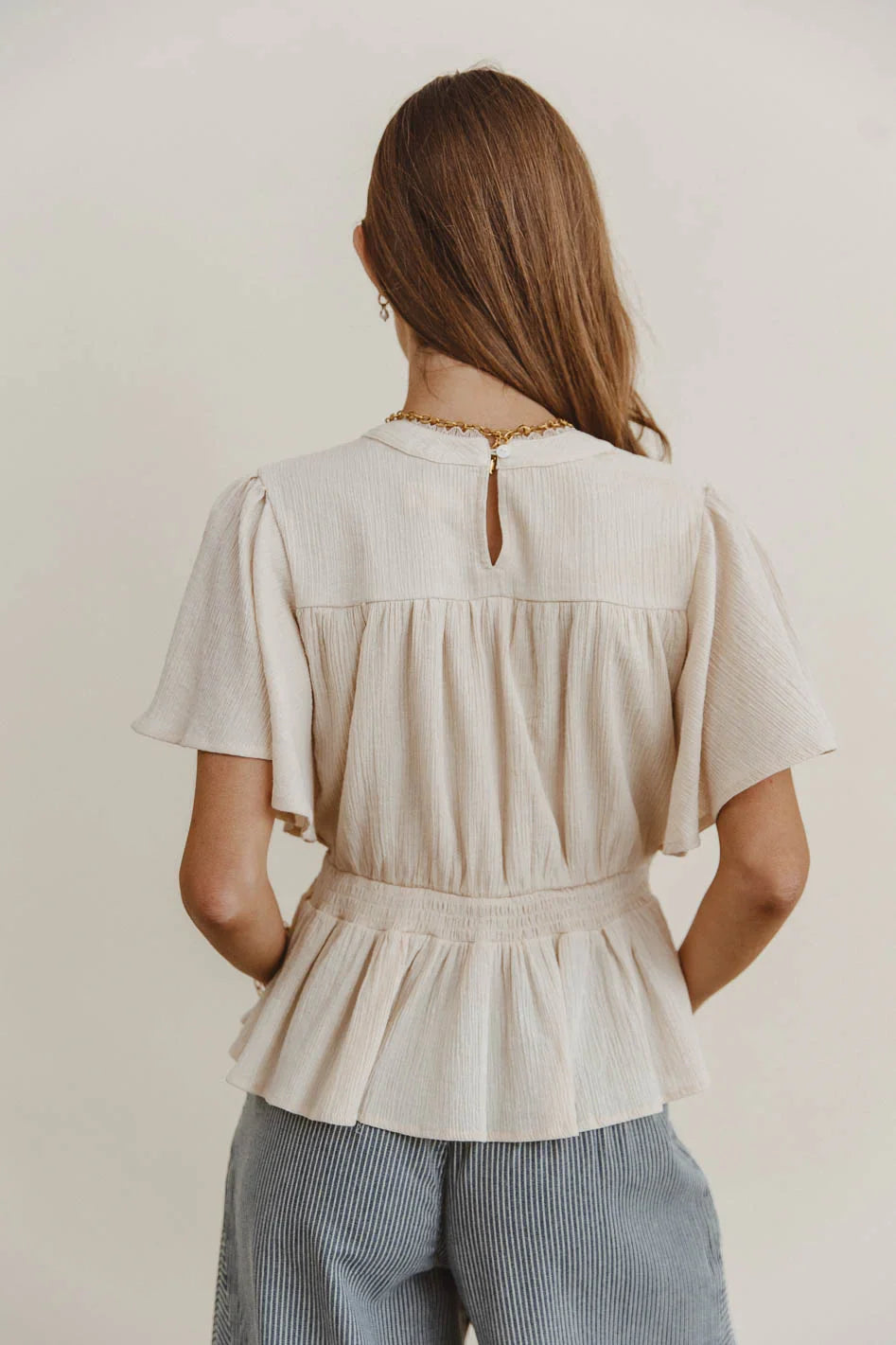 Gwen Textured Blouse FINAL SALE