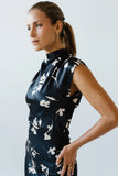 Carson Floral Maxi Dress in Black FINAL SALE