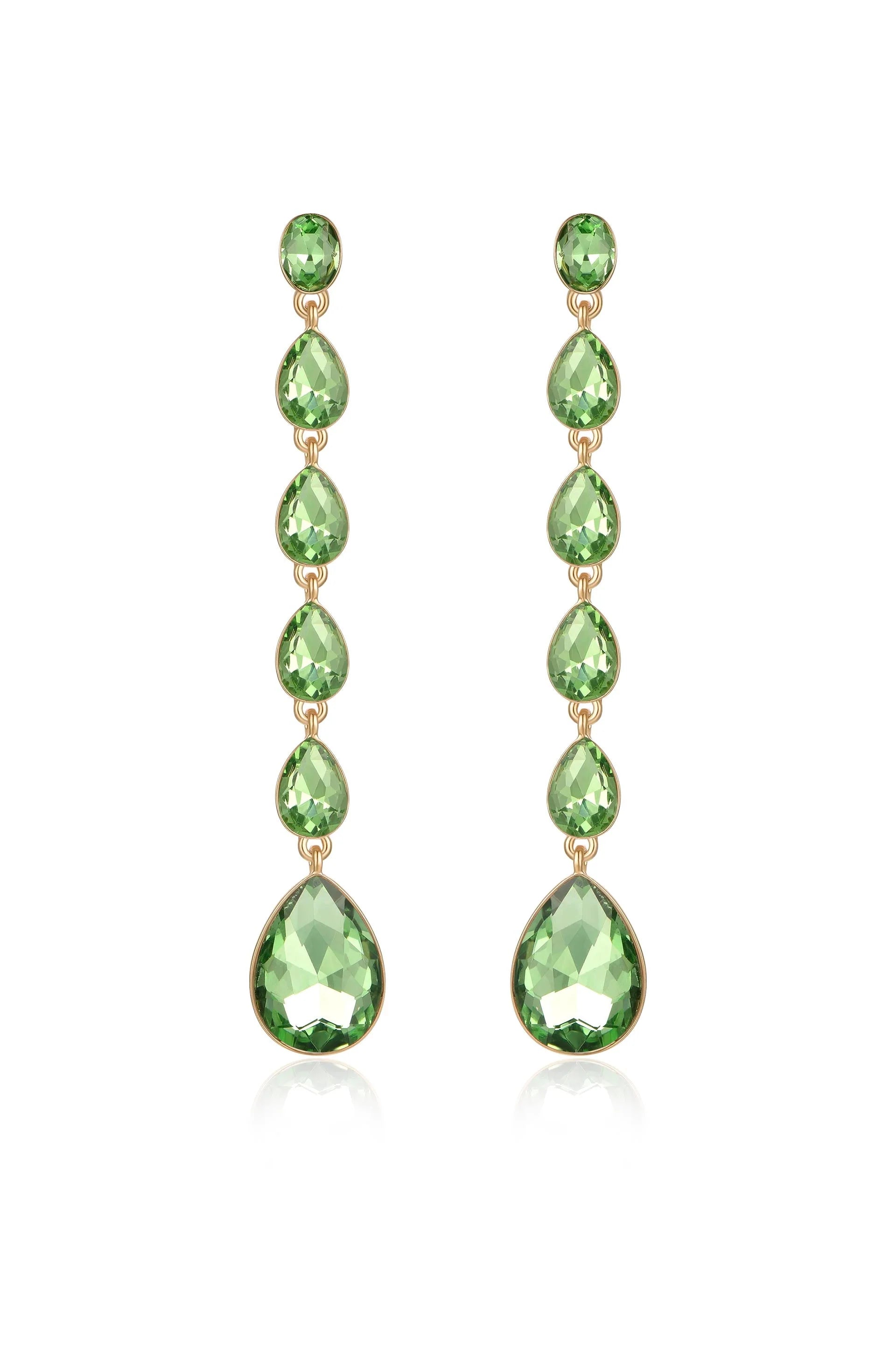 Crystallized Drop Earrings