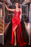Vivienne Gown Beaded Halter Corset Dress