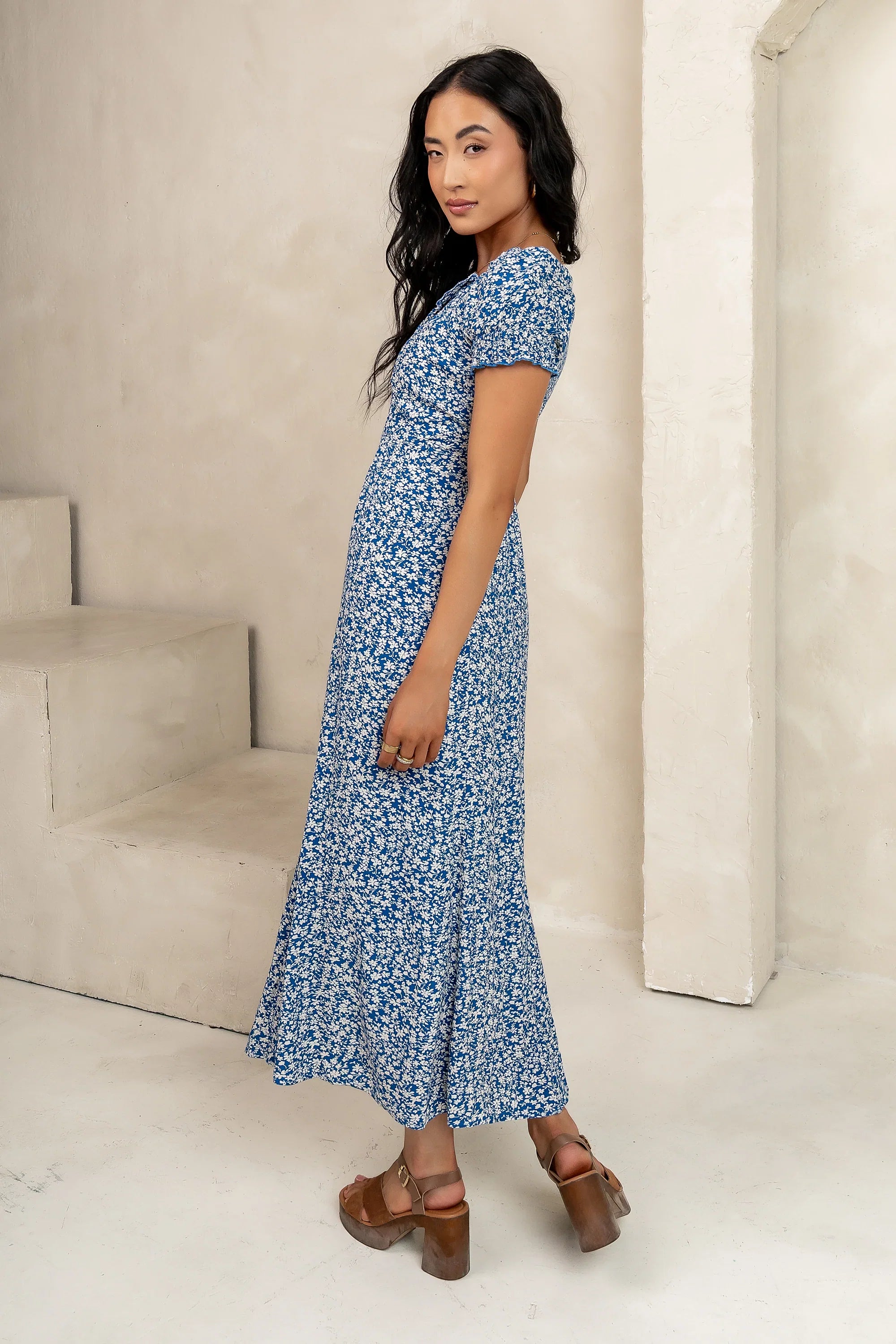 Marlow Maxi Dress in Blue FINAL SALE