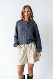 Sophie Knit Cardigan in Navy FINAL SALE