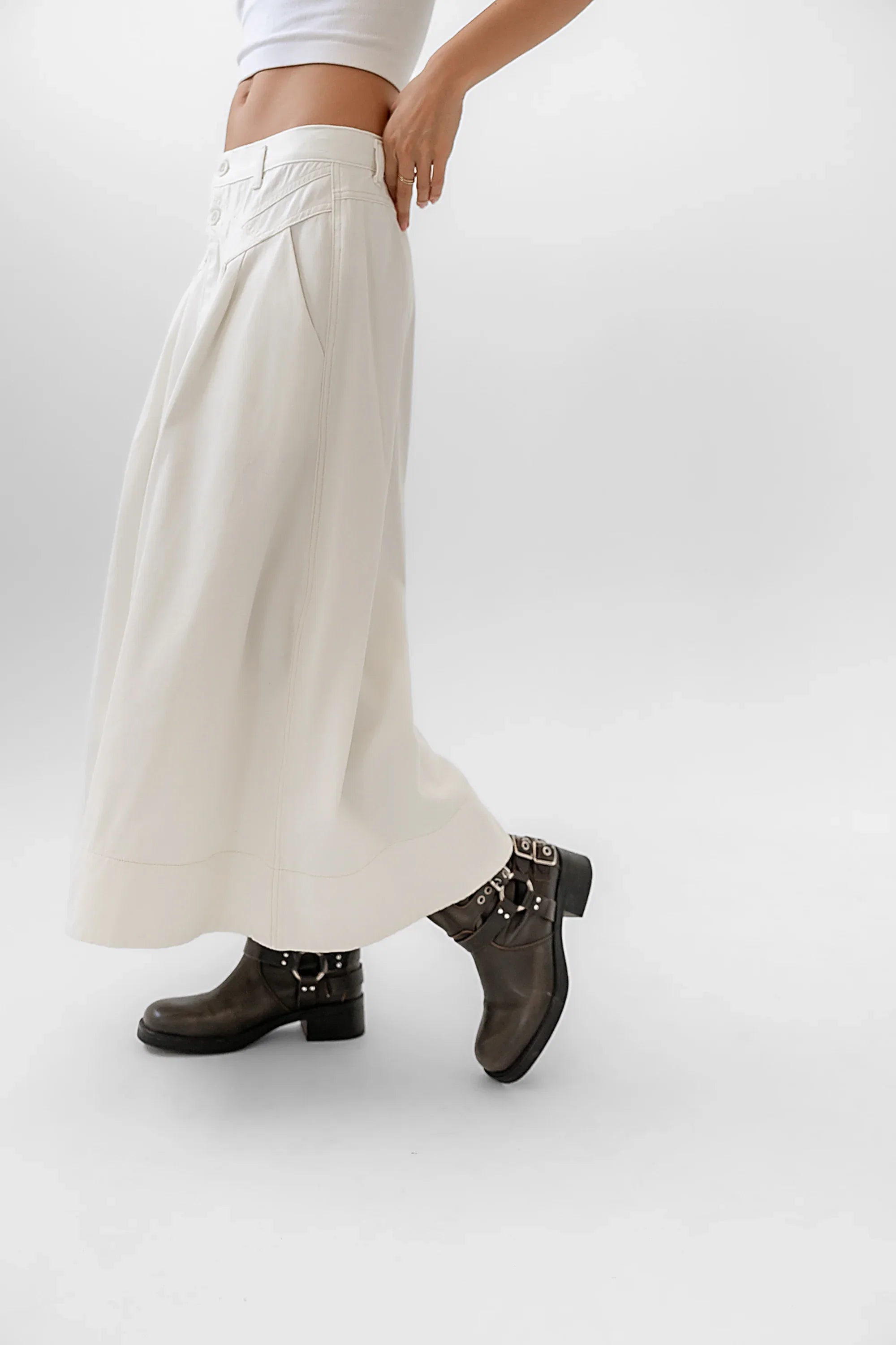 Eddie Denim Maxi Skirt FINAL SALE