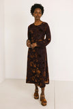 Jane Velvet Midi Dress FINAL SALE