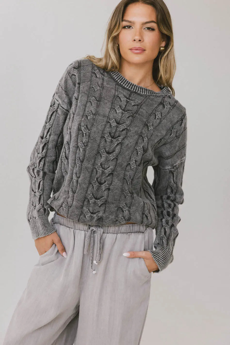 Marquette Cable Knit Sweater FINAL SALE